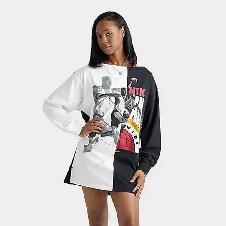 Jordan Women's Flight Graphic Dress in Sail/Black Size: XS