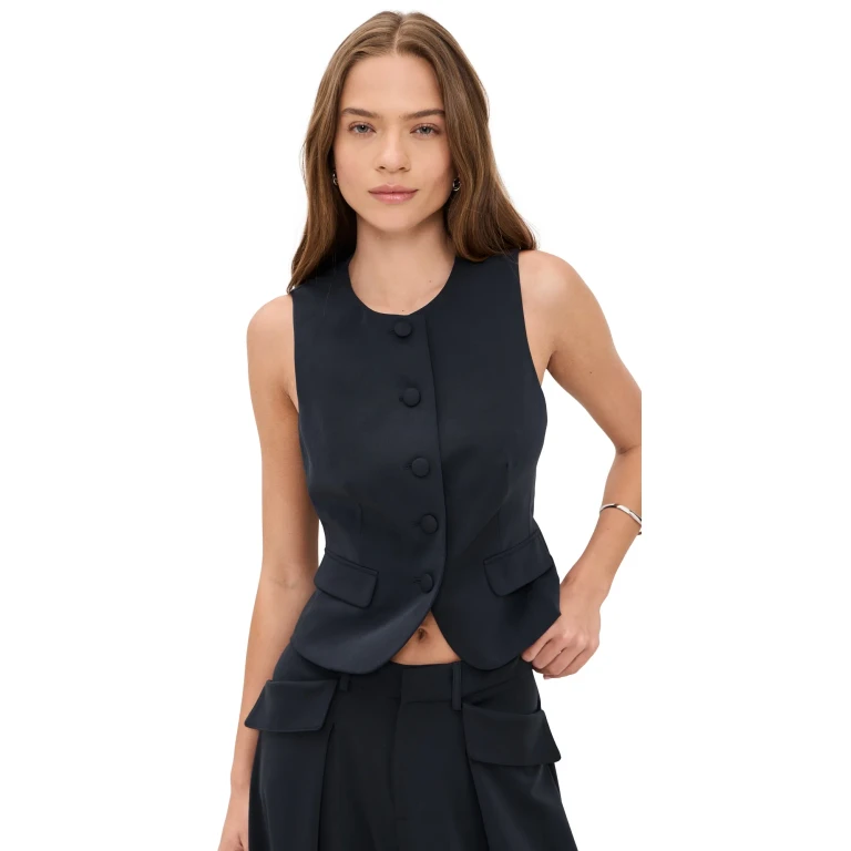 Cinq à Sept Winora Vest Navy XXS
