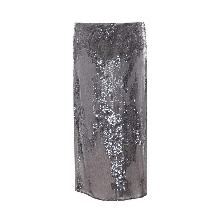 Patrizia Pepe Skirts Silver Polyester - Women