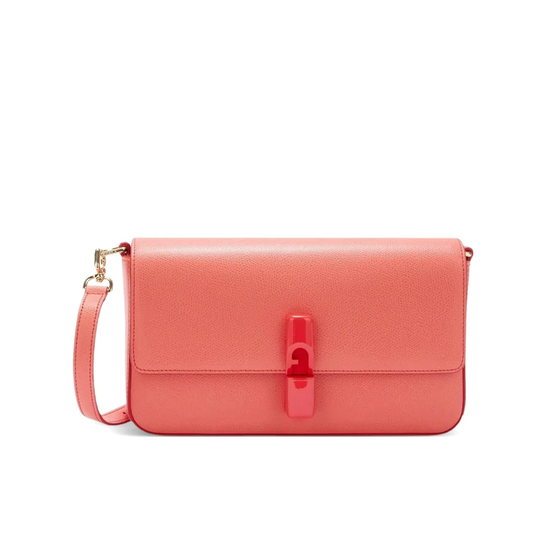 Furla iride Small Black Leather Crossbody Bag