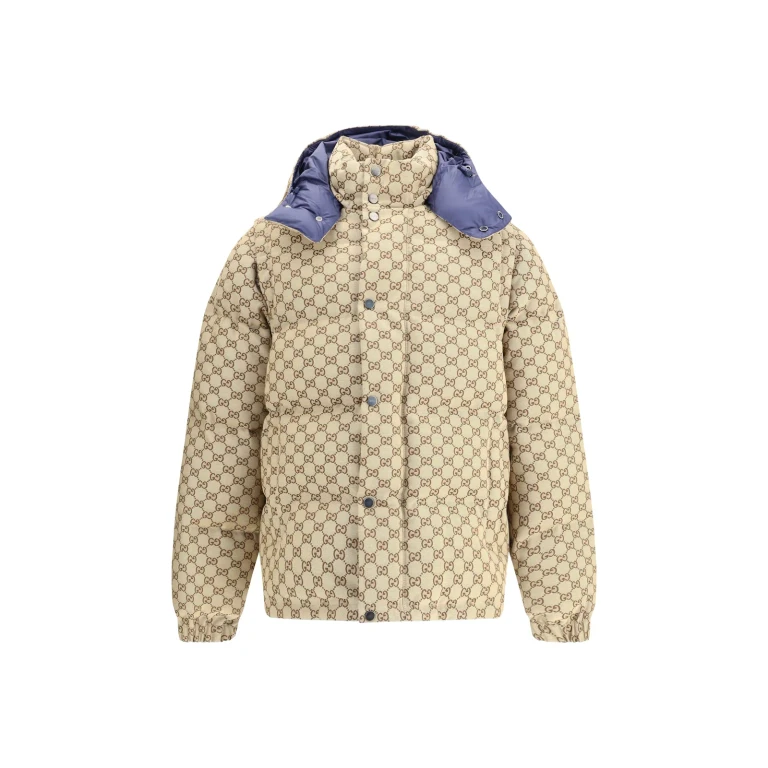 Gucci Gg Patterned Padded Down Jacket