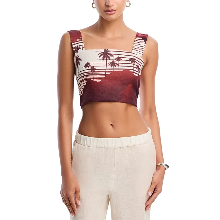 Juan De Dios Marimba Linen Top