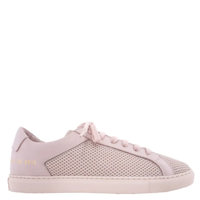 Common Projects Retro Mesh Leather Sneakers