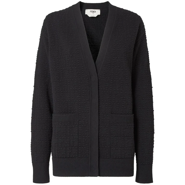 Fendi Cardigan Black Maglia - Women