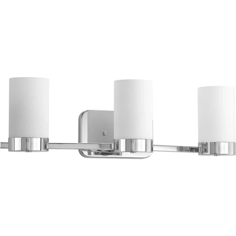 Polished Chrome Three Light Bath from the Elevate Collection