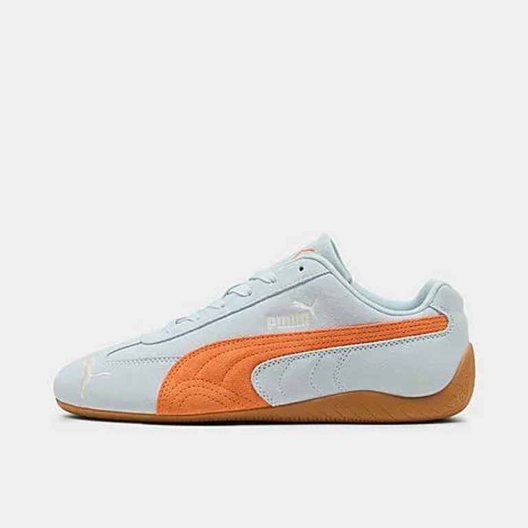 Men's Puma Speedcat OG Casual Shoes in Sea Glass/Orange Glo Size: 7.5