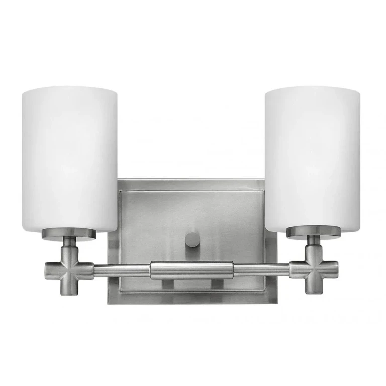 Brushed Nickel LED Bath from the Laurel Collection
