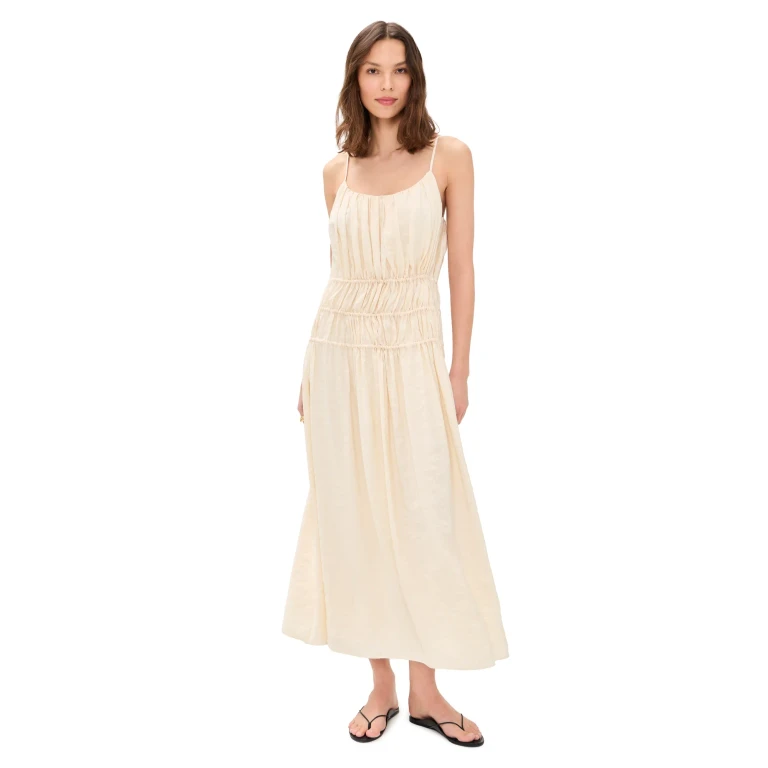 Jenni Kayne Wynn Dress Cream XS