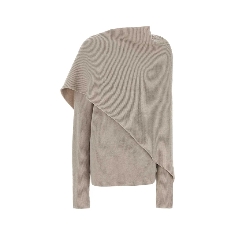 Entire Studios Sand Wool Sweater Soy Exterior: Merino Maglieria - Women