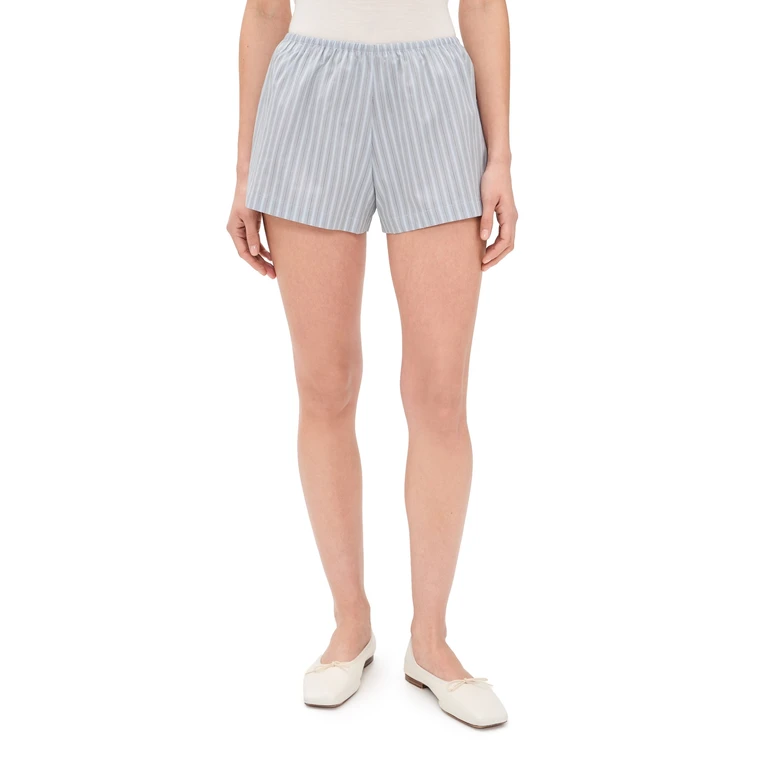 Leset Yoshi Stripe Summer Shorts Sterling Stripe S