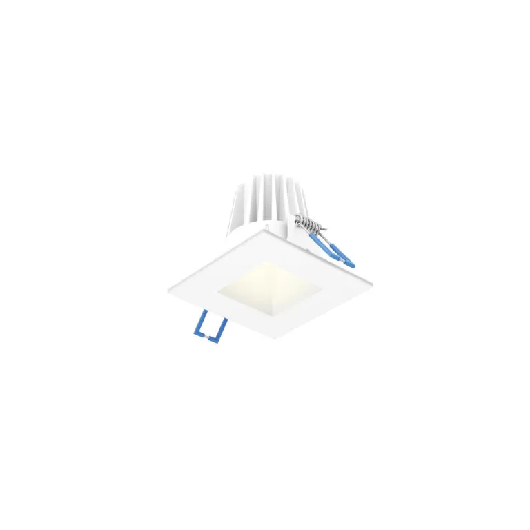 White Regressed Recessed Light