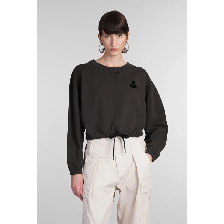 Marant Étoile Margo Sweatshirt In Grey Cotton