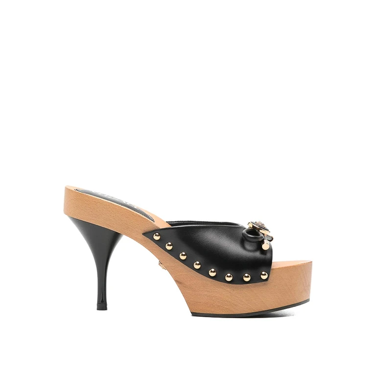 Sandalias Versace Medusa con tachuelas