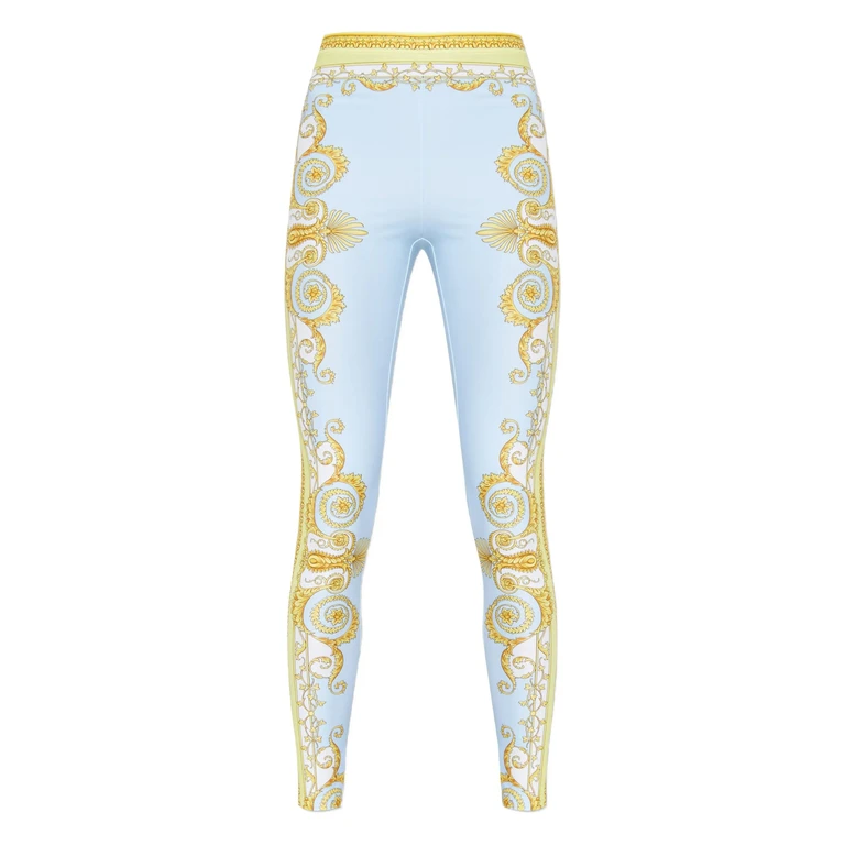 Versace Leggings Multicolour Pa Ea Pantaloni - Women