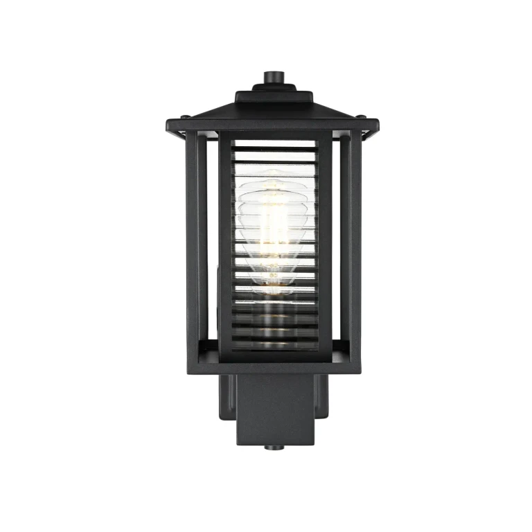 Black Outdoor Wall Sconce from the Bouvier Collection