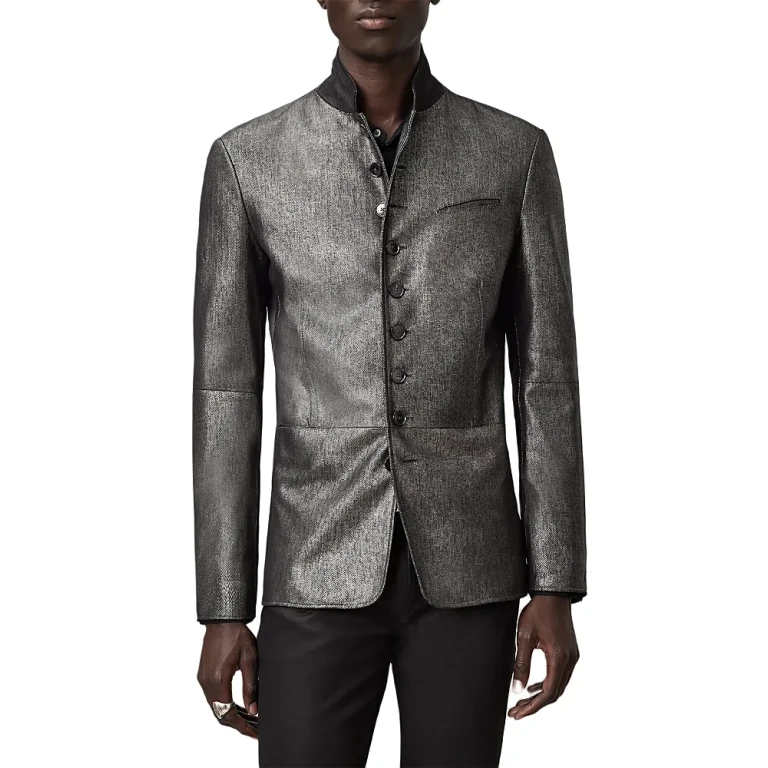 John Varvatos Woodward Leather Jacket