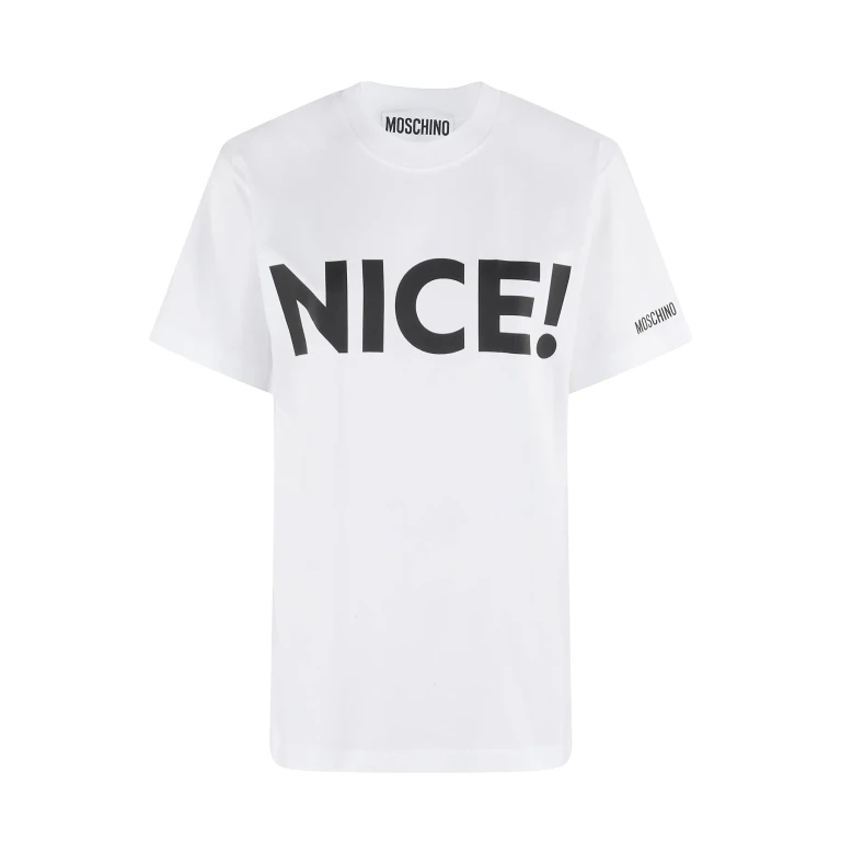 Moschino Damen T-Shirt mit Logo