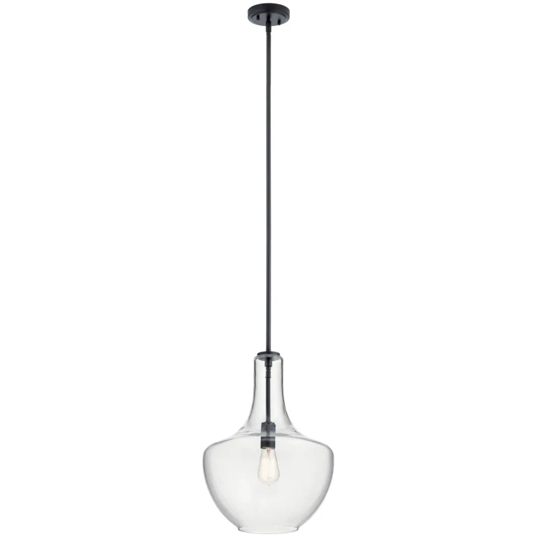 Kichler Everly 14" Pendant Light in Black