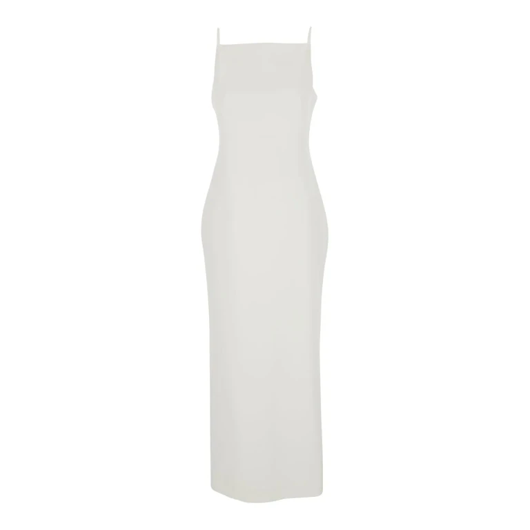 Givenchy White Crepe Caddy Long Dress