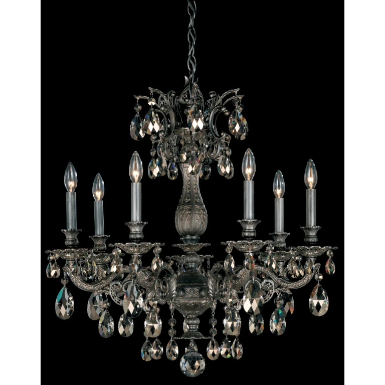 Milano 7-Light Chandelier in Parchment Gold