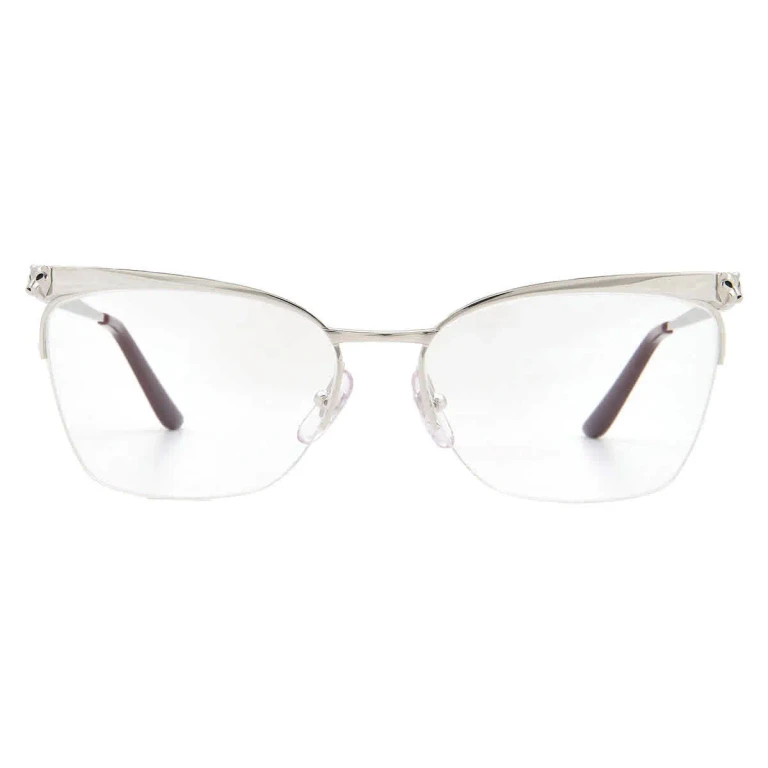 Cartier Demo Cat Eye Ladies Eyeglasses CT0125O 003 54