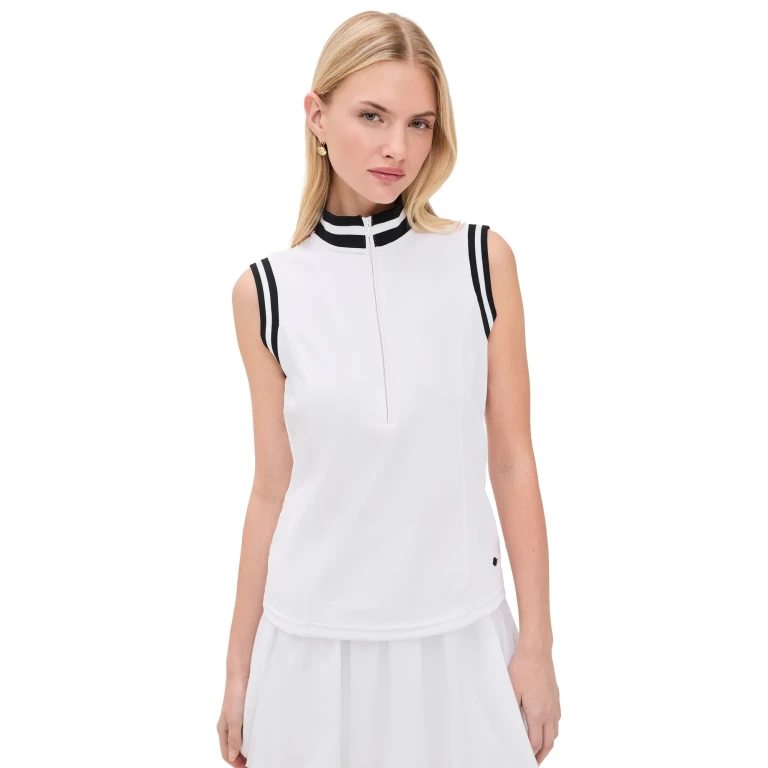 Goldbergh Camellia Sleeveless Top White XXL