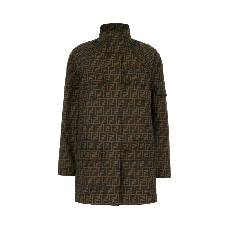 Fendi Printed Polyester Blend Jacket