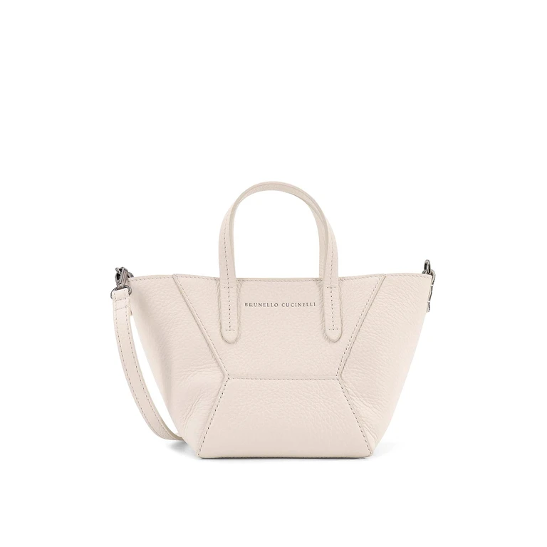 Brunello Cucinelli Top-handle Leather Tote Bag
