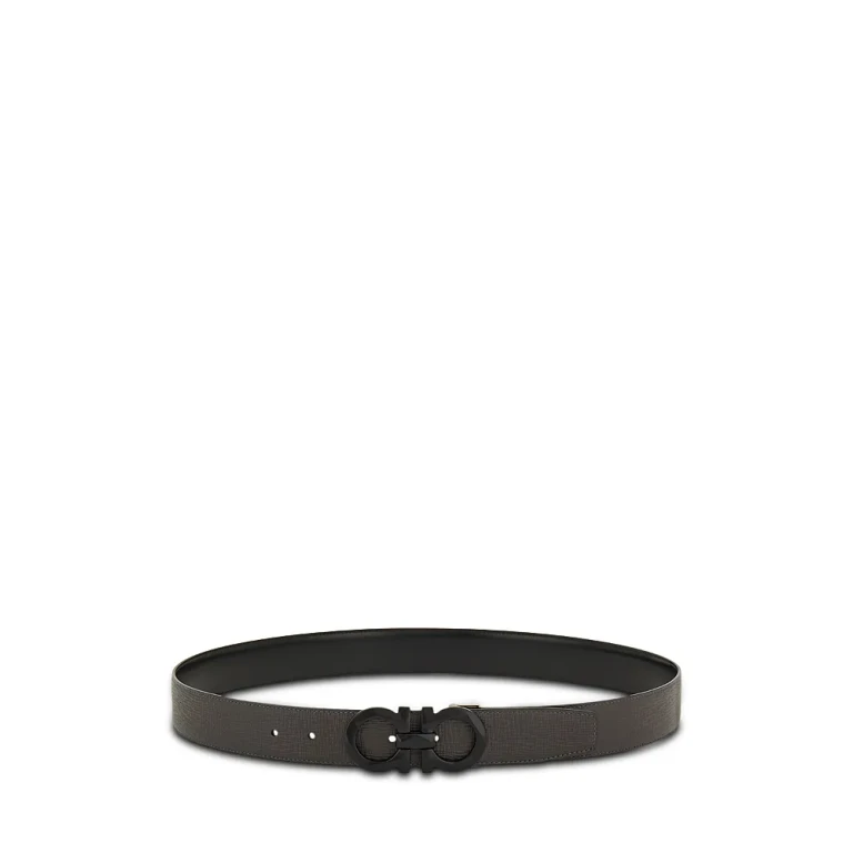 Ferragamo Gancini Reversible Adjustable Leather Belt