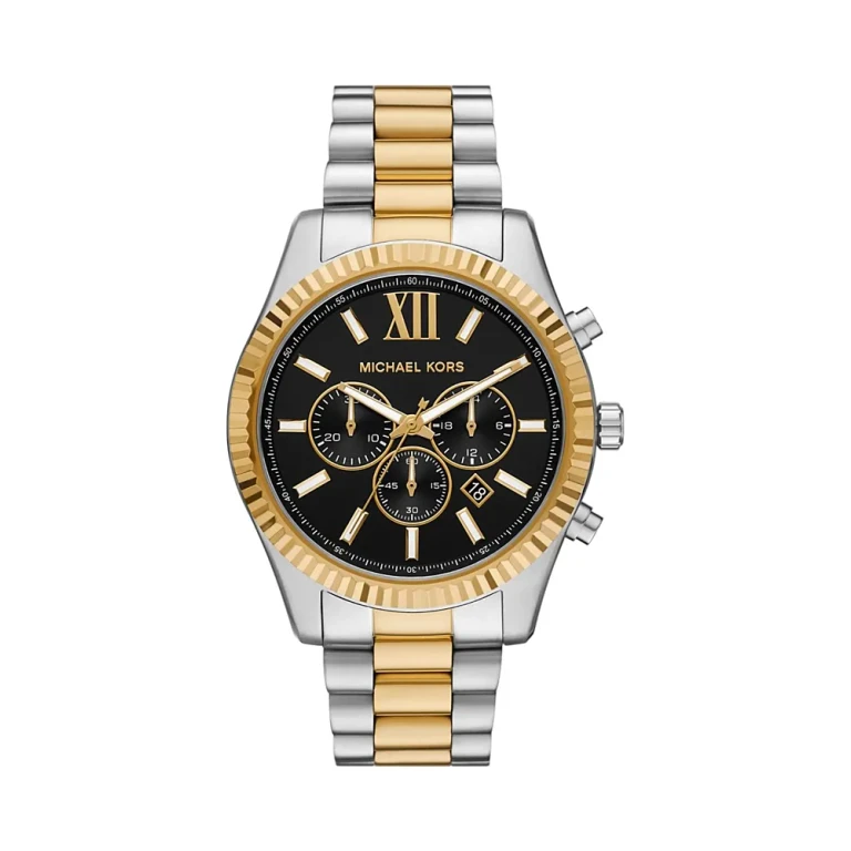 Michael Kors Lexington Chronograph Two-Tone Stainless Steel Watch, 44mm