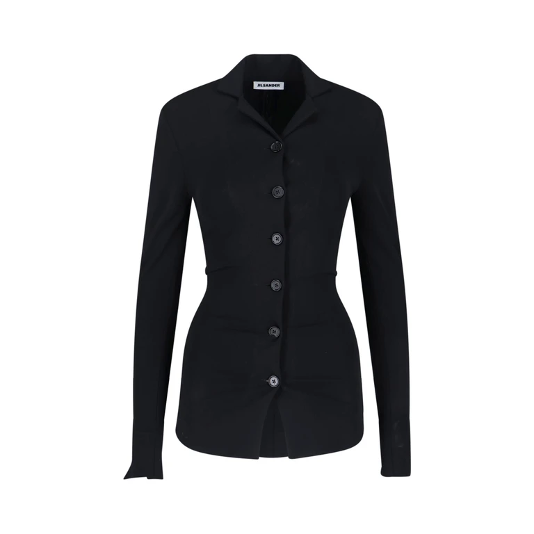 Jil Sander Shirts Black Viscose - Women