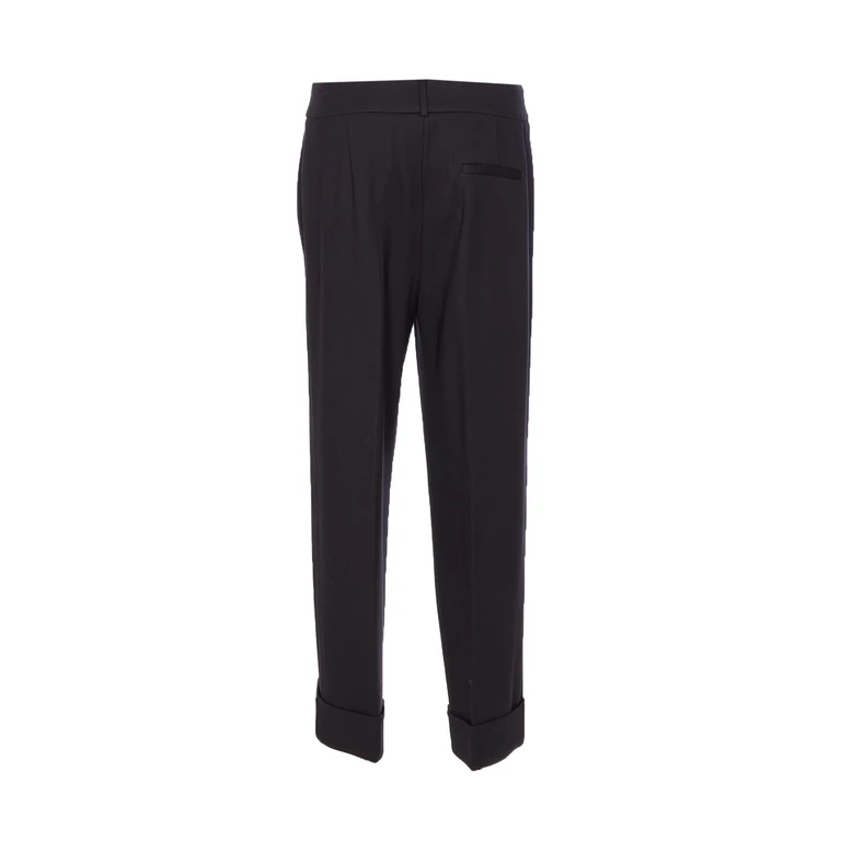 Liu Jo Trousers Black Viscose - Women