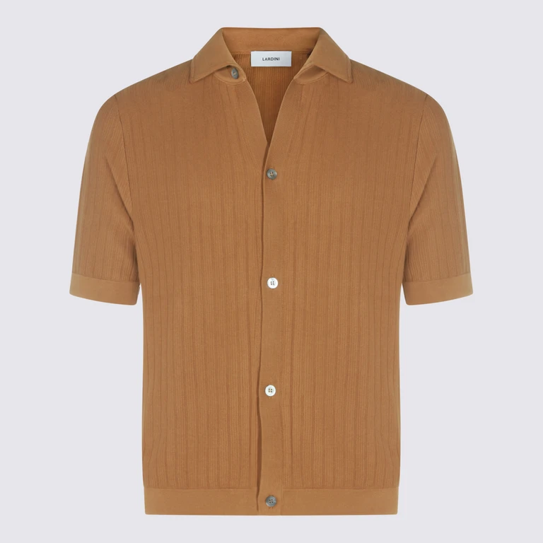 Lardini Shirts Brown _100 % Co - Men