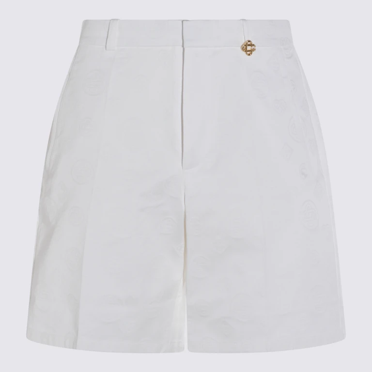 Casablanca Shorts White _100 % Co - Men