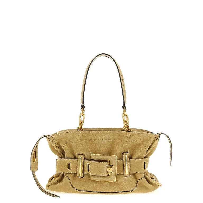 Balmain Sac Porté Épaule - Beige