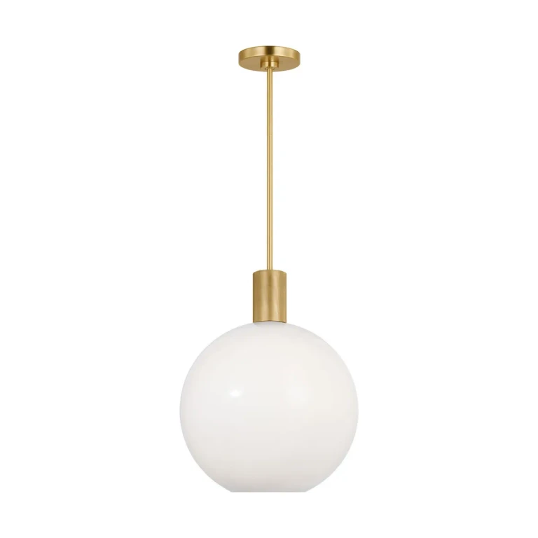 Satin Brass Pendant from the Colewood Collection