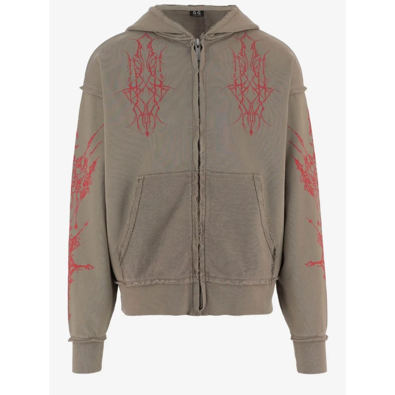 44 Label Group Reverse Eternity Cotton Sweatshirt