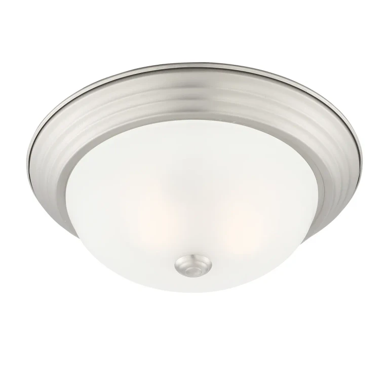 Pewter Two Light Flushmount from the Decorative Flushmount Collection