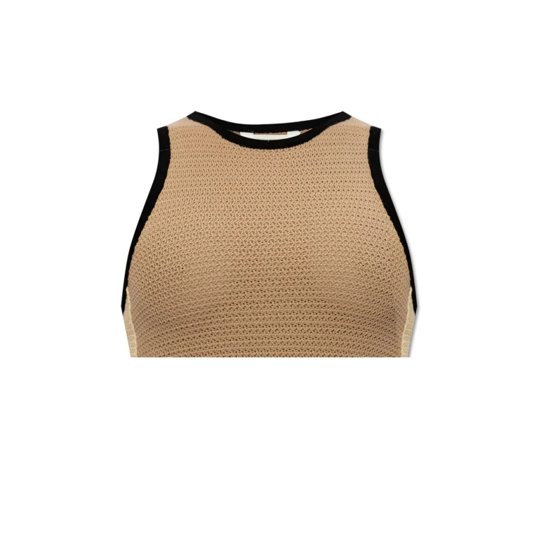 Top in maglia Palm Angels