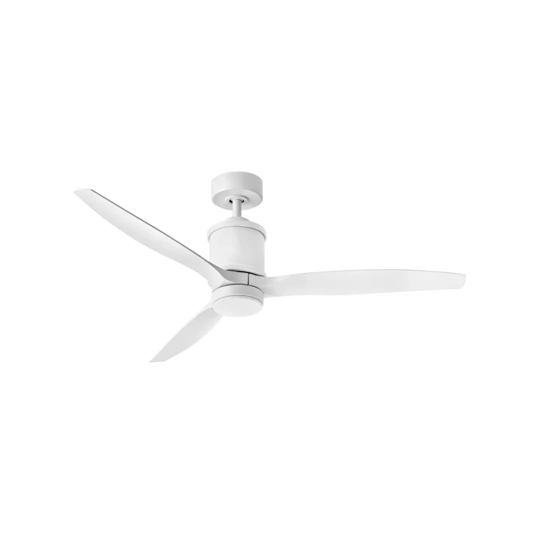 Hover LED 60" Outdoor Ceiling Fan in Matte White