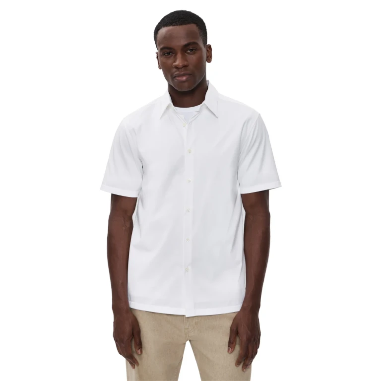 Theory Irving Short Sleeve Shirt White S