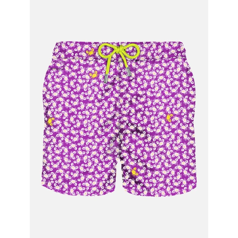 MC2 Saint Barth Lighting Crab Print Swim Shorts