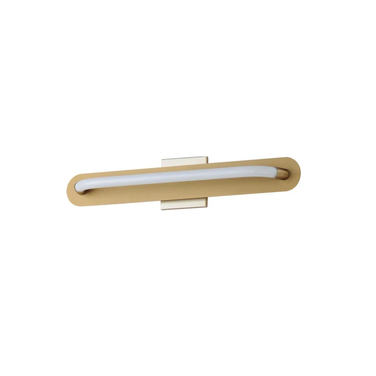 Gold LED Wall Sconce from the Loop Collection