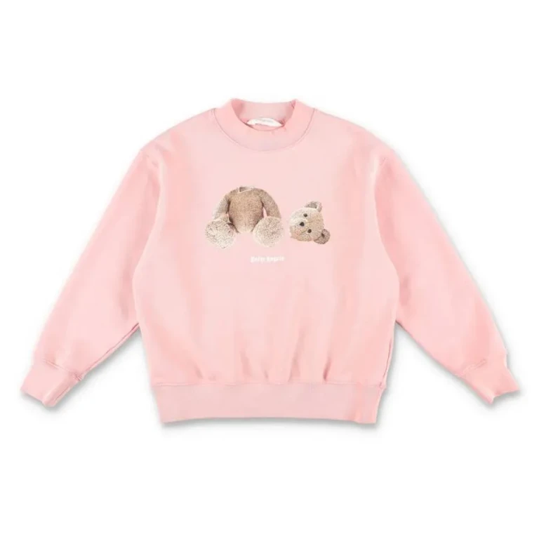 Palm Angels Kids Teddy Bear Cotton Sweatshirt