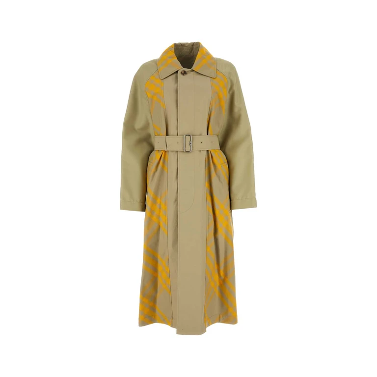 Burberry Two-Tone Cotton Reversible Bradford Trench Coat Hunter Exterior - Women