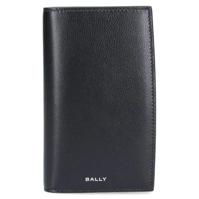 Bally Jagger Leather Bi-Fold Logo Wallet
