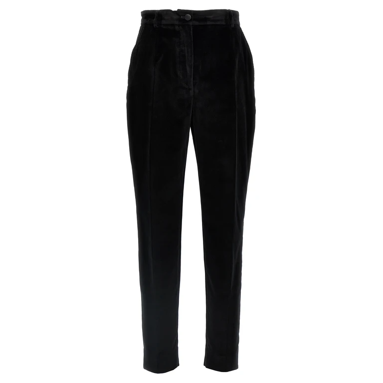 Dolce & Gabbana Velvet Tuxedo Pants