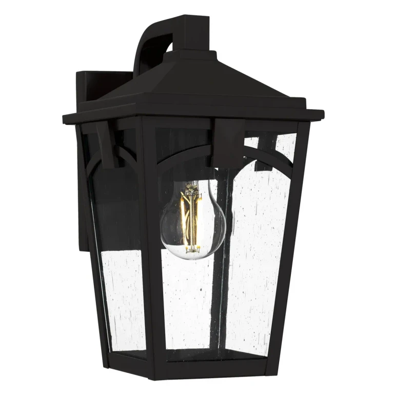 Western Bronze LED Outdoor Wall Lantern from the Jaxon Collection
