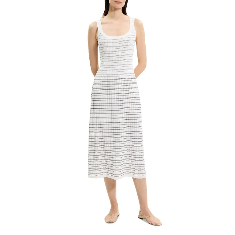 Theory Contrast Stripe Dress