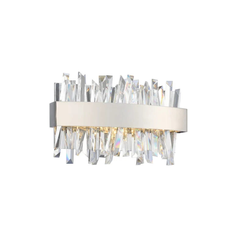 Glacier 12" Bathroom Vanity Light in Chrome